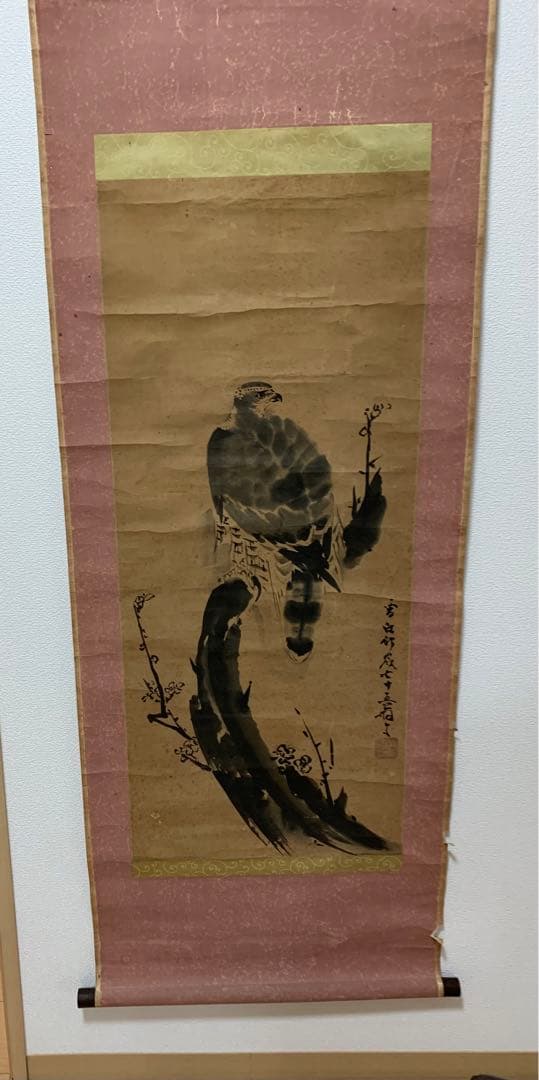 掛け軸鷹