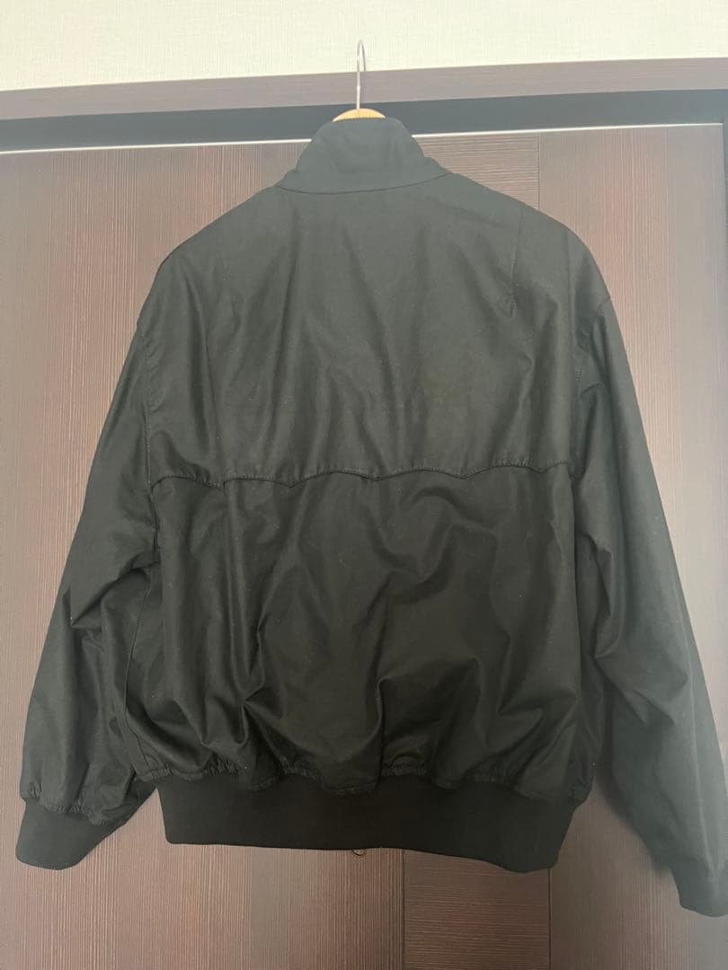 Barbour×Baracuta wax jacket black