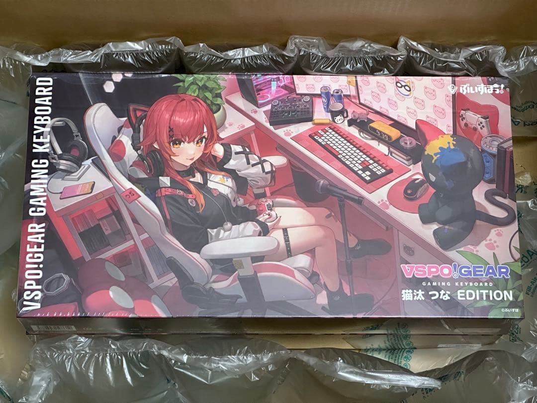 VSPO! GEAR ゲーミングキーボード　猫汰つなEDITION