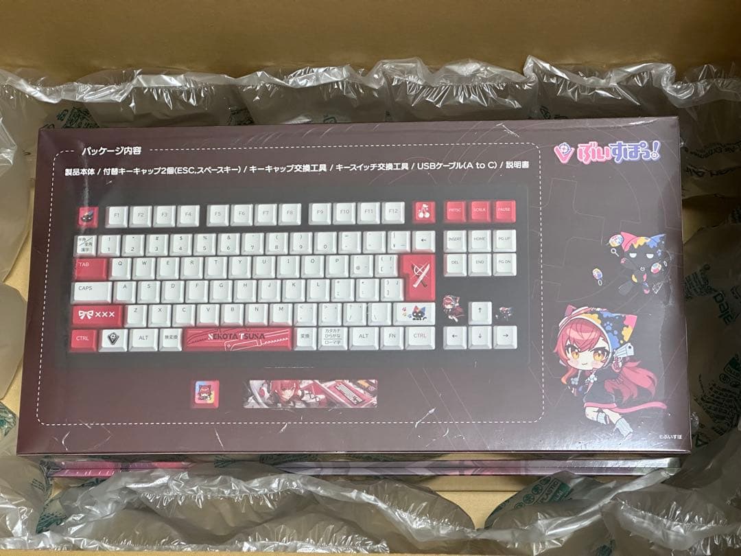 VSPO! GEAR ゲーミングキーボード　猫汰つなEDITION