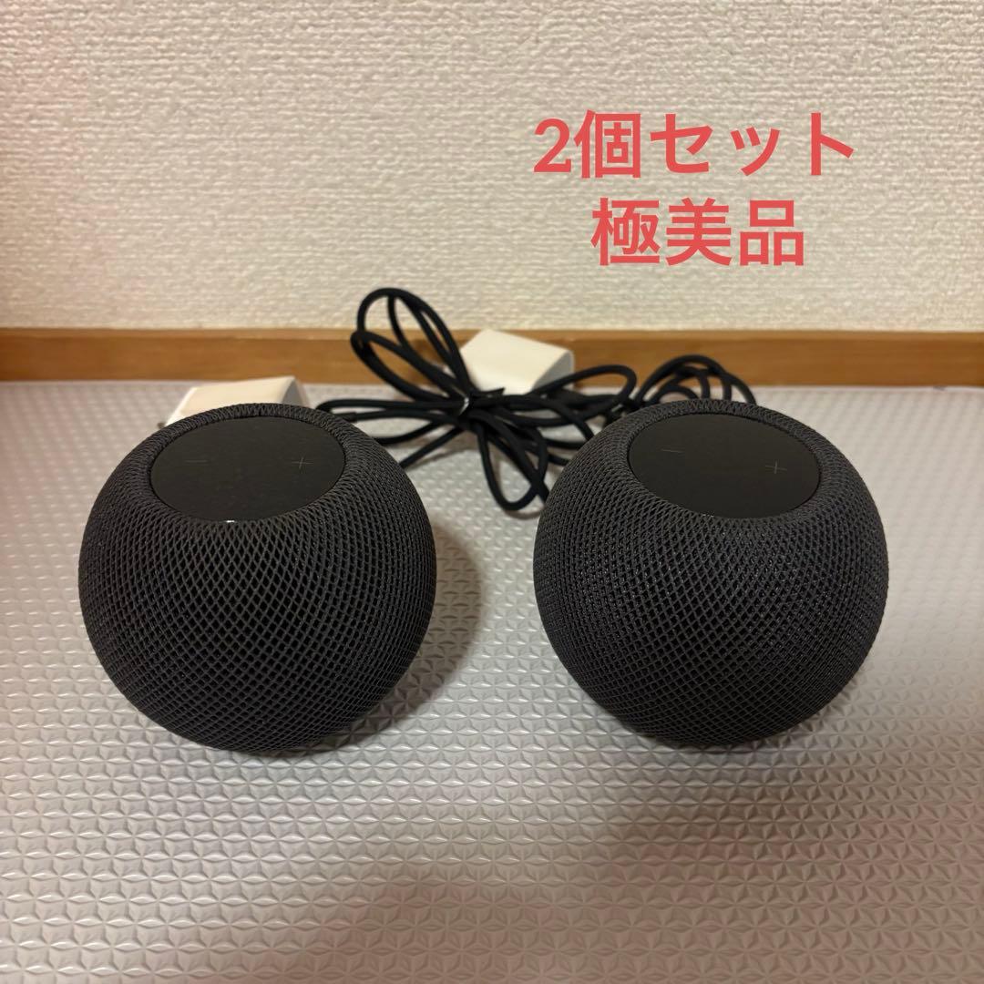 Apple Pod mini スペースグレイ スピーカー　2個セット