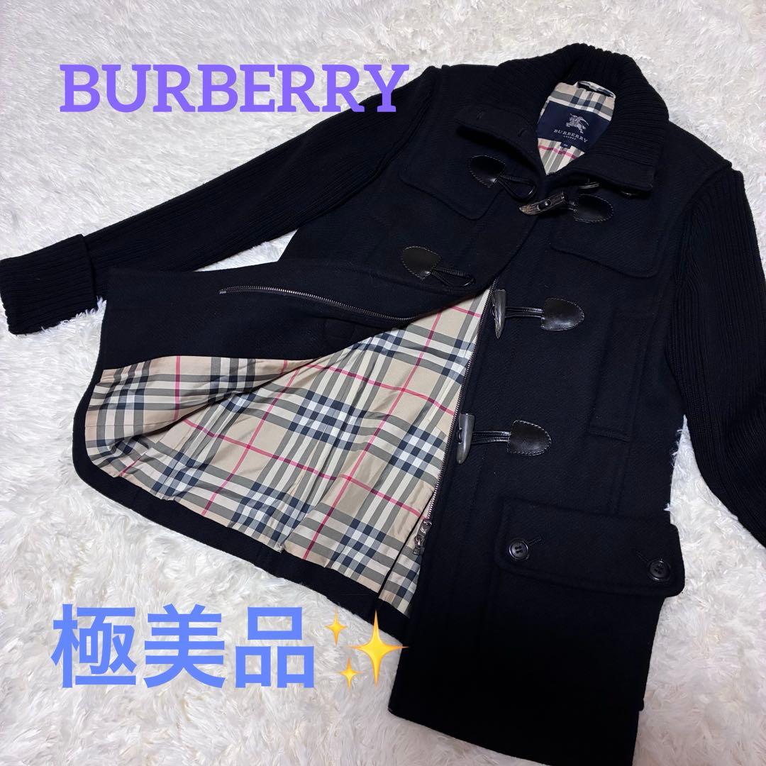 未使用級✨カシミヤBURBERRY LONDONダッフルコート ノバチェック