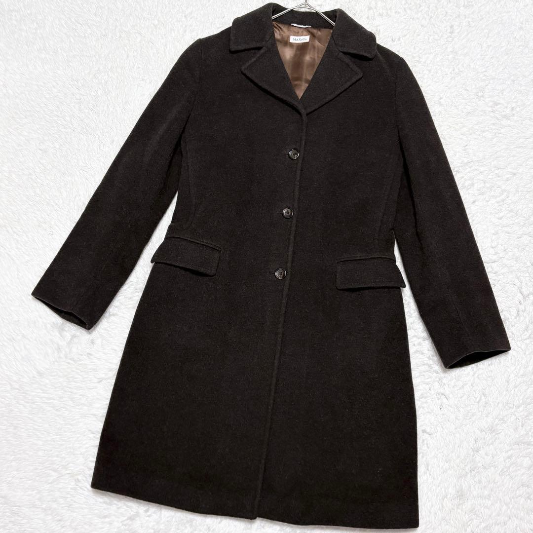 【美品】マックスマーラ Max&co 大きいサイズ ウール コート 上品 高級