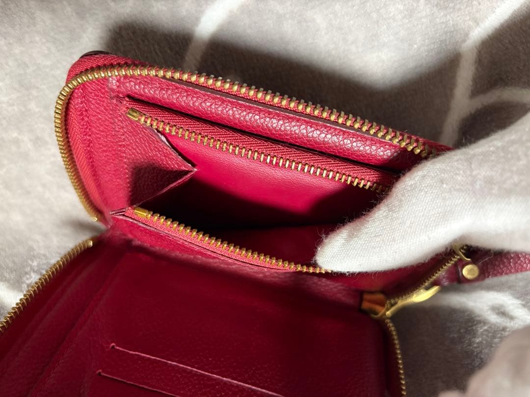 か*ん様 ルイヴィトン アンプラント スクレットロン コンパクト 折り財布 正規