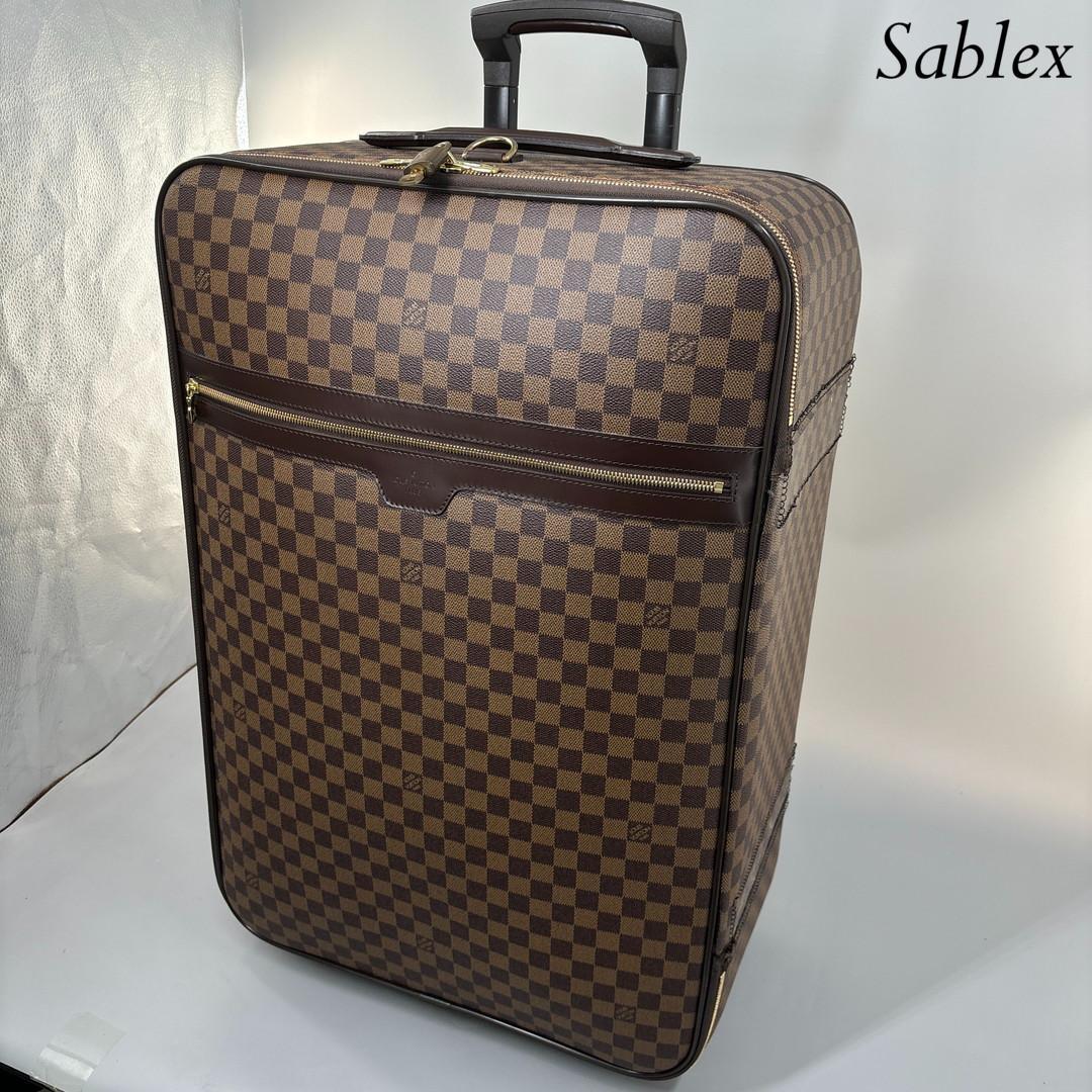 【超極美品】ルイヴィトン■ダミエ ペガス65 M23295 激レア スーツケース