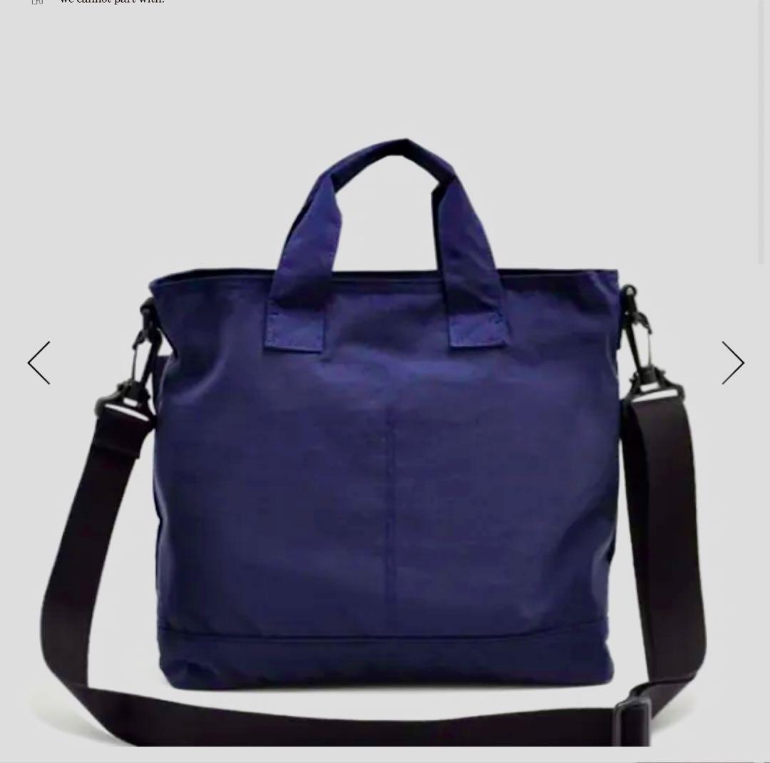 CLEDRANネイビー トートバッグ