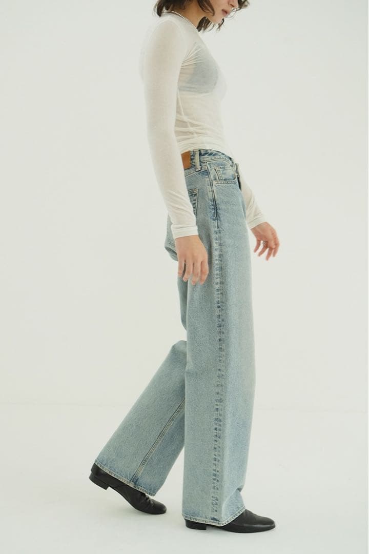 CLANE クラネ　セカンドデニム　アイスブルー　0サイズ