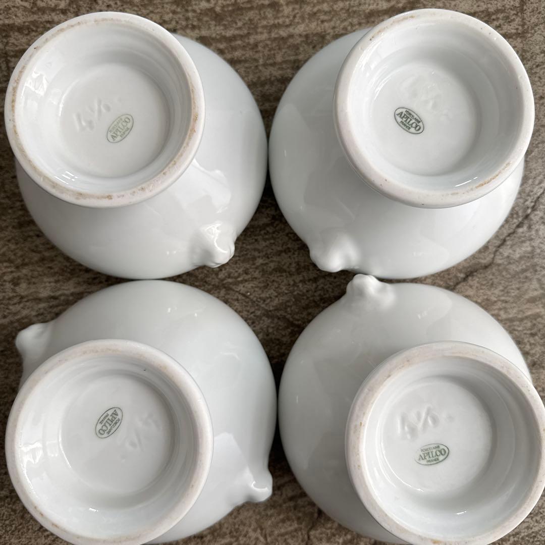 アピルコ　ライオンヘッドスープボウル4個セット