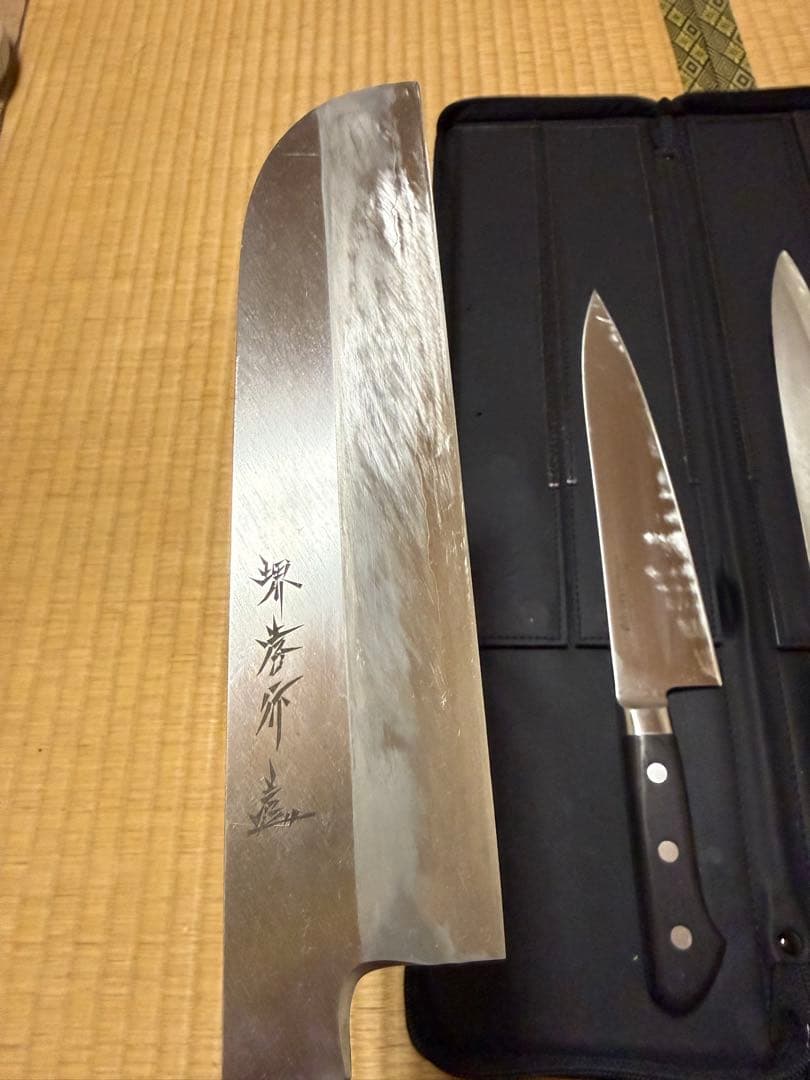 薄刃包丁 ステンレス製 24cm堺孝行