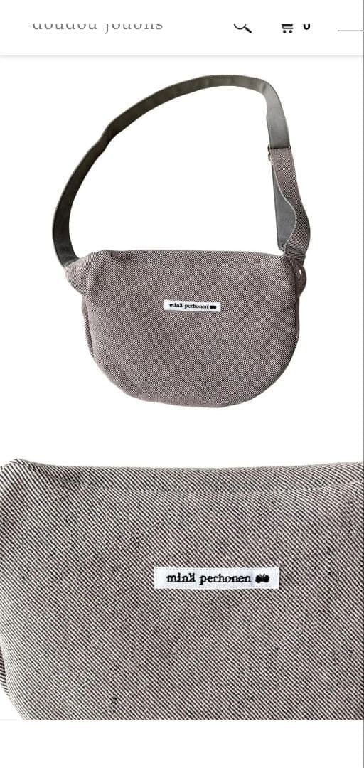 新品未使用mina perhonenミナペルホネンpapurikkoボディバッグ