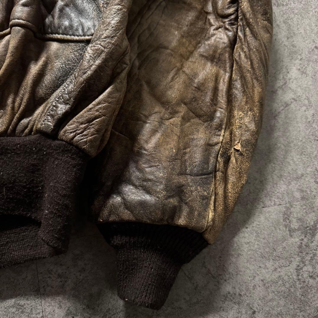 vintage Schott 3L A-2 フライトジャケット 短丈　USA製