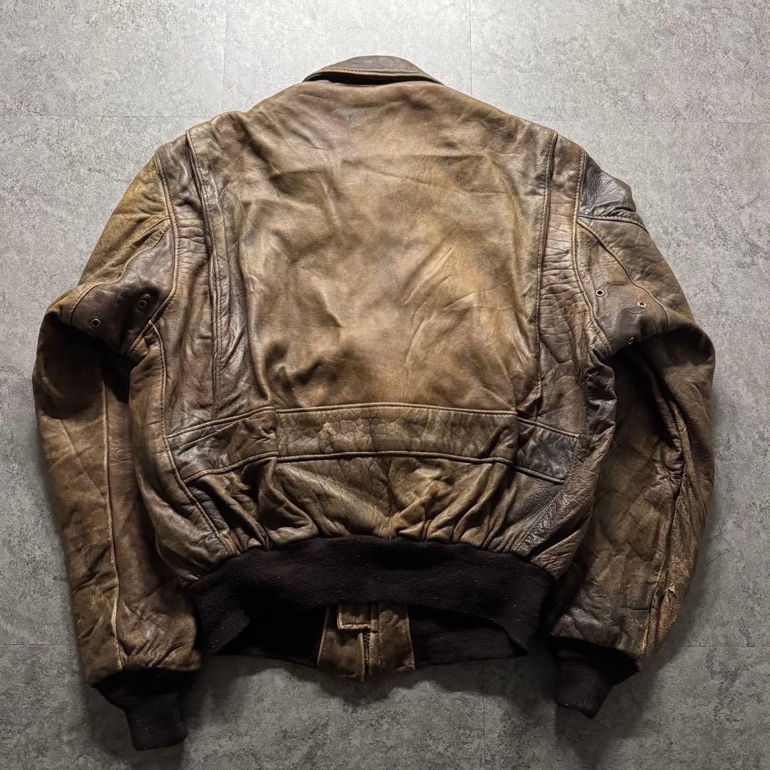 vintage Schott 3L A-2 フライトジャケット 短丈　USA製