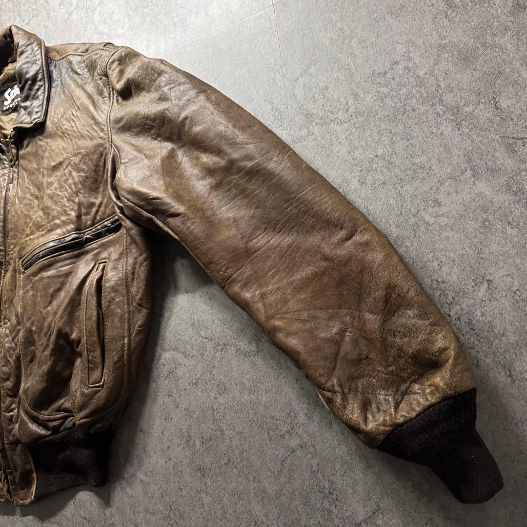 vintage Schott 3L A-2 フライトジャケット 短丈　USA製