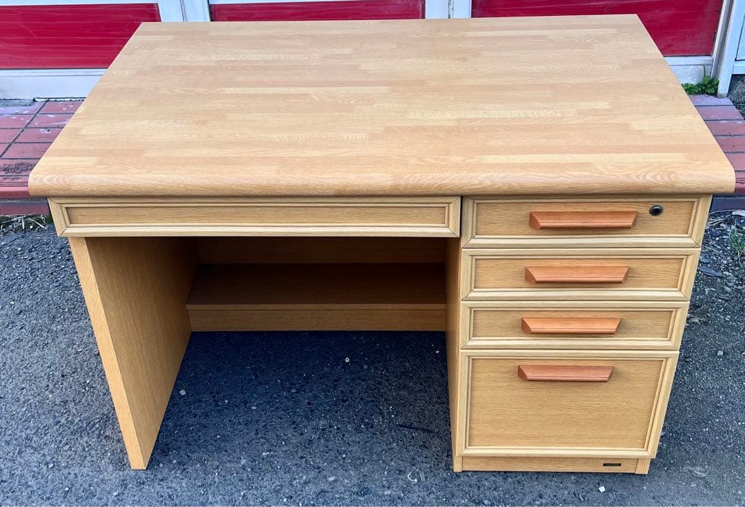 KOKUYO コクヨ　木製 デスク 机　学習机　勉強机　アンティーク