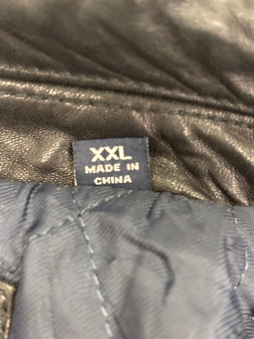 90s DOCKERS ラムレザージャケット XXL