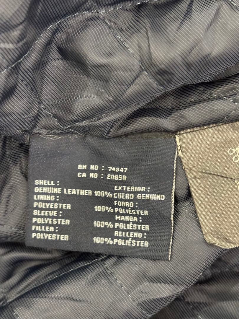 90s DOCKERS ラムレザージャケット XXL