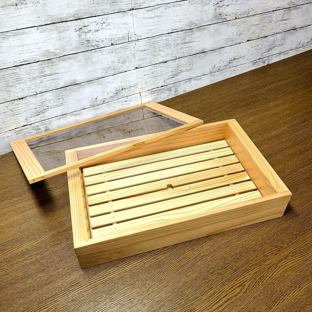 No.1644【新品】 寿司ネタケース ネタ箱　目皿・アクリル蓋付【保冷剤付き】