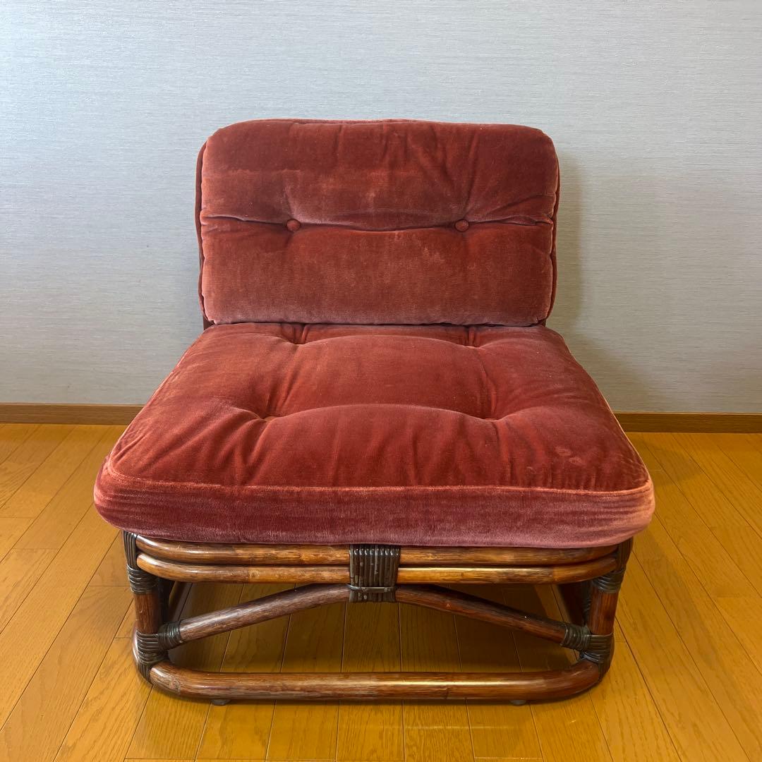 piece of cake様YAMAKAWAラタン籐 ソファ ヴィンテージNO1