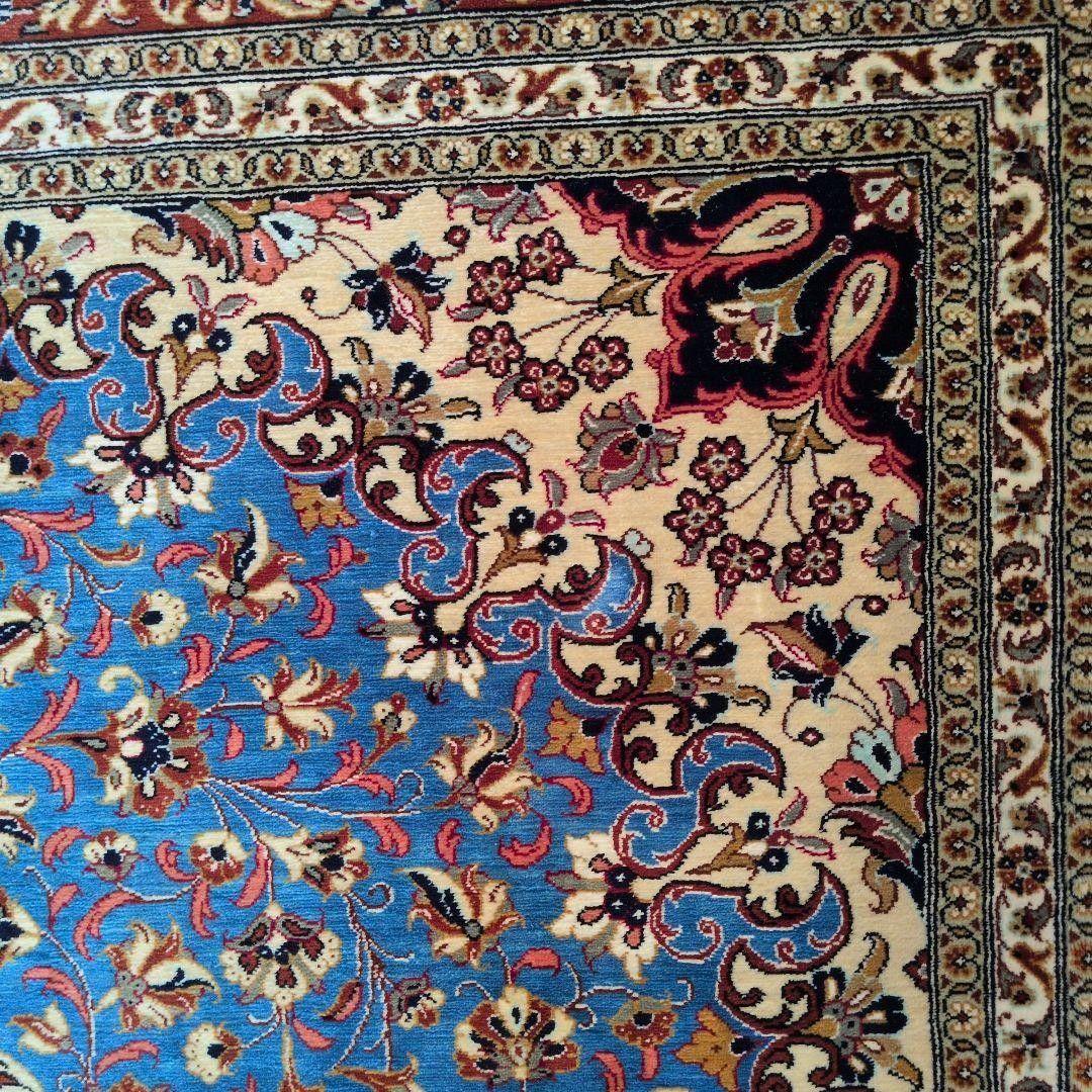 102X152cmペルシャ絹じゅうたん・クム(ナイン・ギャッベ・タブリーズ