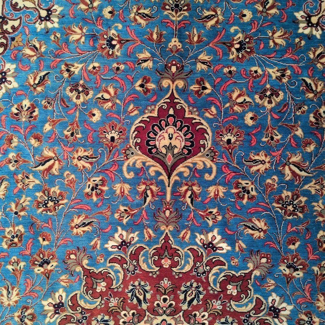 102X152cmペルシャ絹じゅうたん・クム(ナイン・ギャッベ・タブリーズ