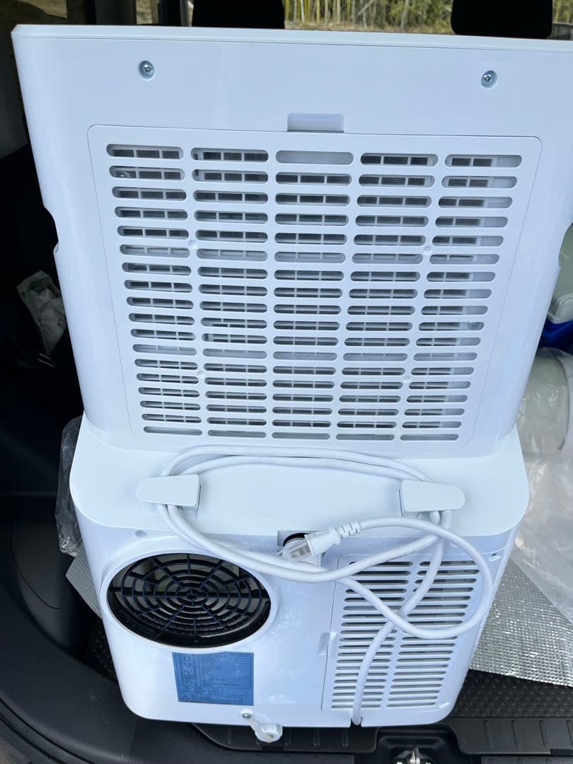 ※使用一日※移動式 YAMAZEN スポットクーラー YEC-P29(W)