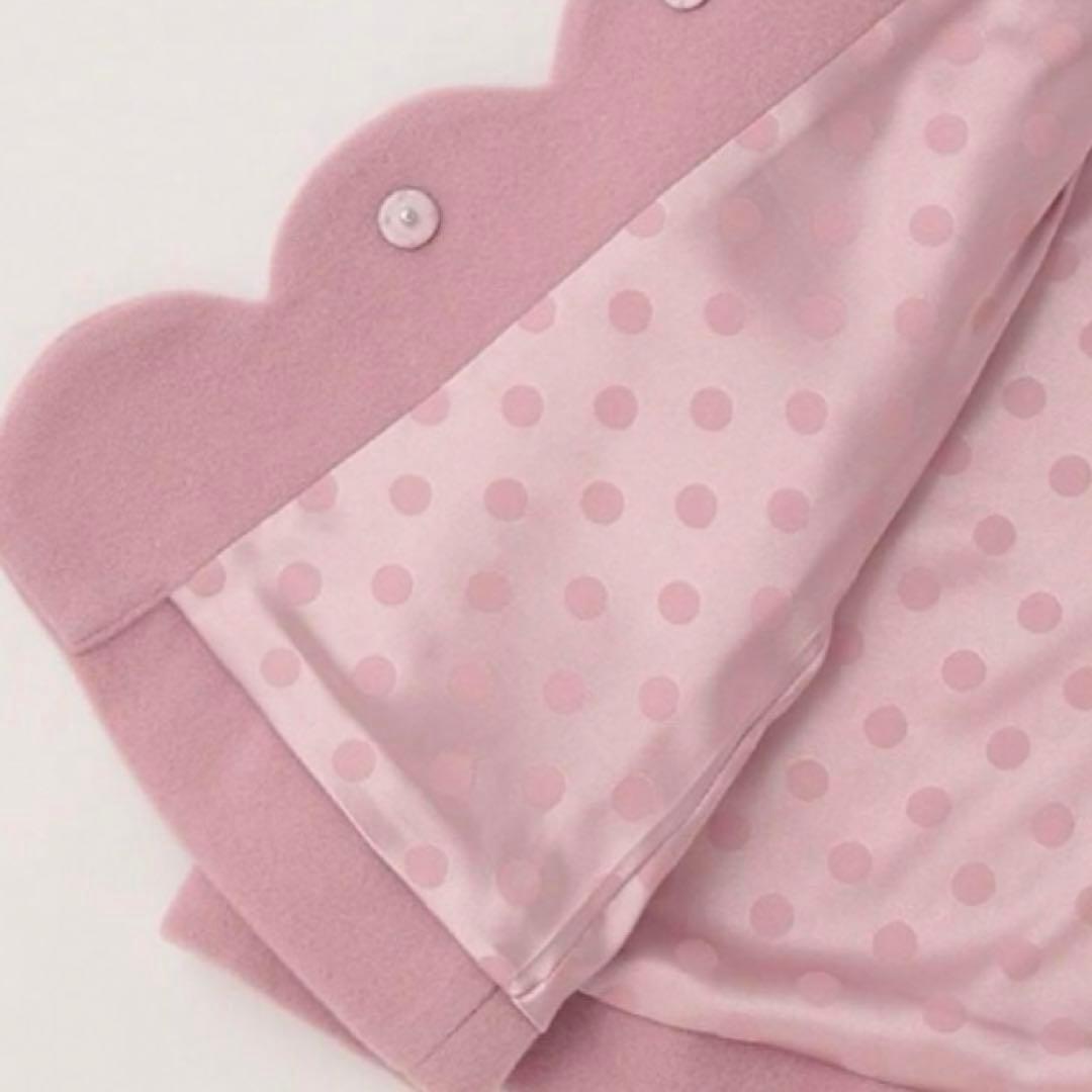 メゾピアノ スカラップウールコート　130