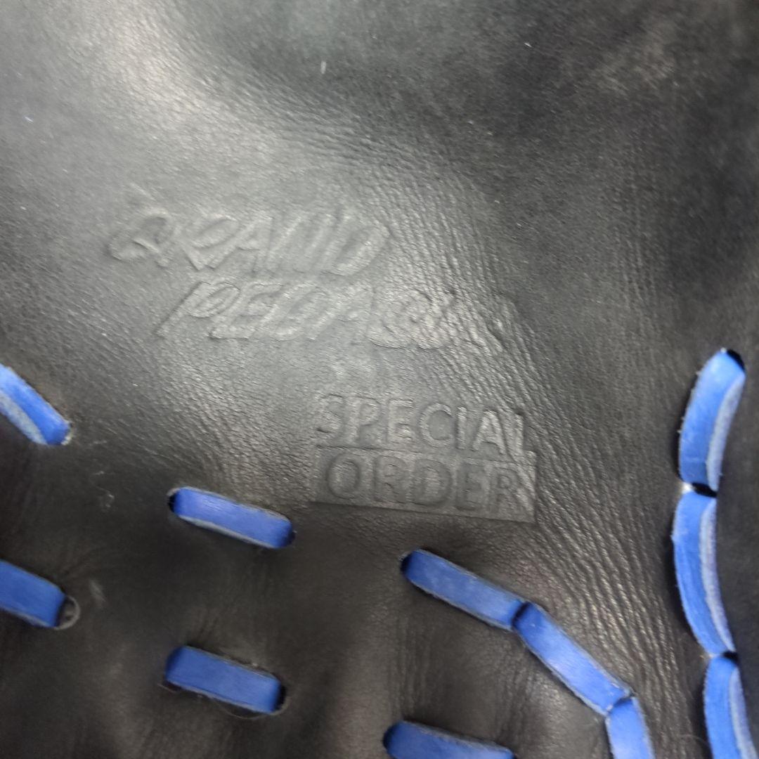 ワールドペガサス オーダー 軟式グローブ ブラック/ブルー