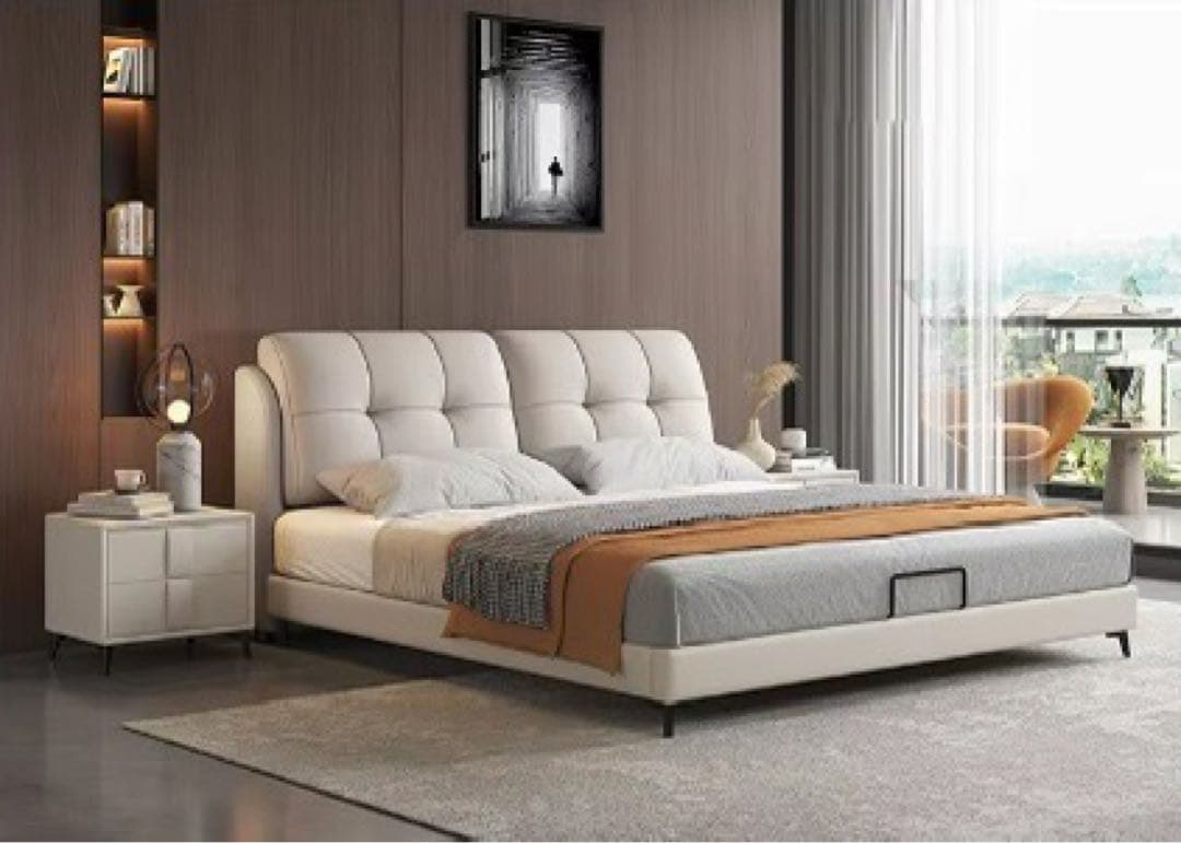 ラグジュアリーモダン ベッド クイーンサイズ