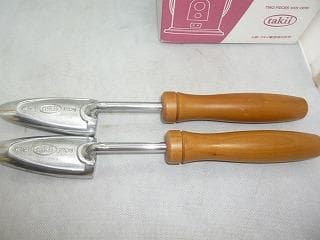 未使用予備品　タキイ和裁電化鏝　ランプ付　 和裁コテ　和裁こて　鏝２本付