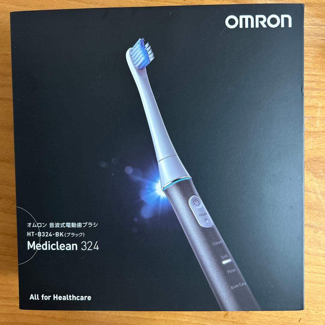 オムロン音波式電動歯ブラシ OMRON HT-B324-BK