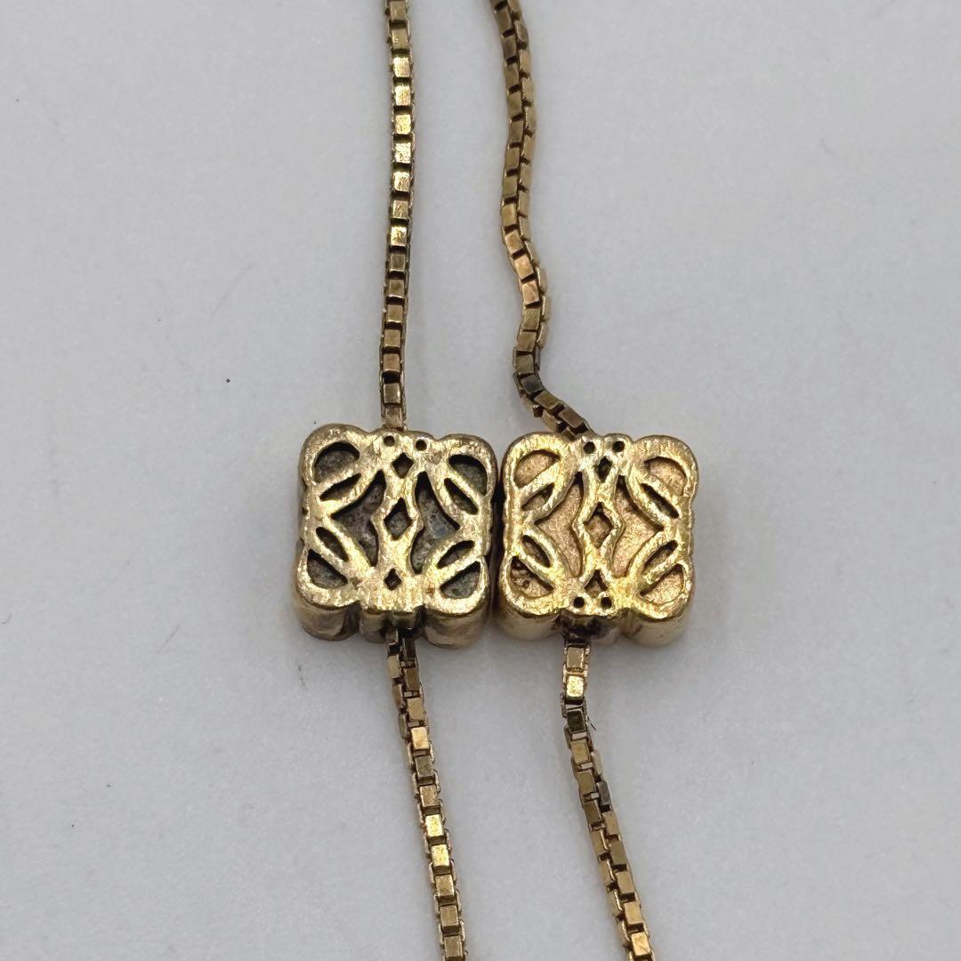 LOEWE ロエベ アナグラム ゴールド チェーンブレスレット