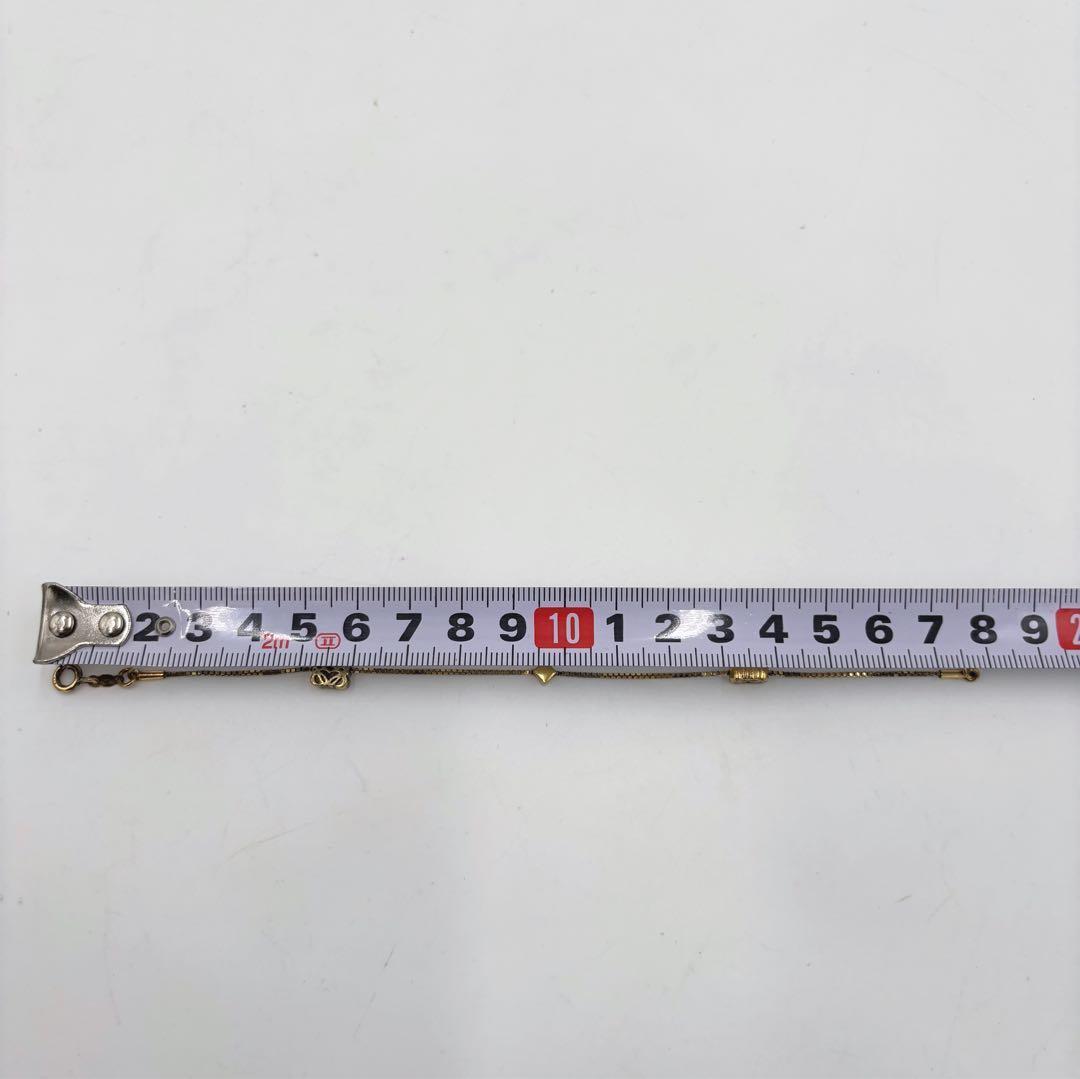 LOEWE ロエベ アナグラム ゴールド チェーンブレスレット