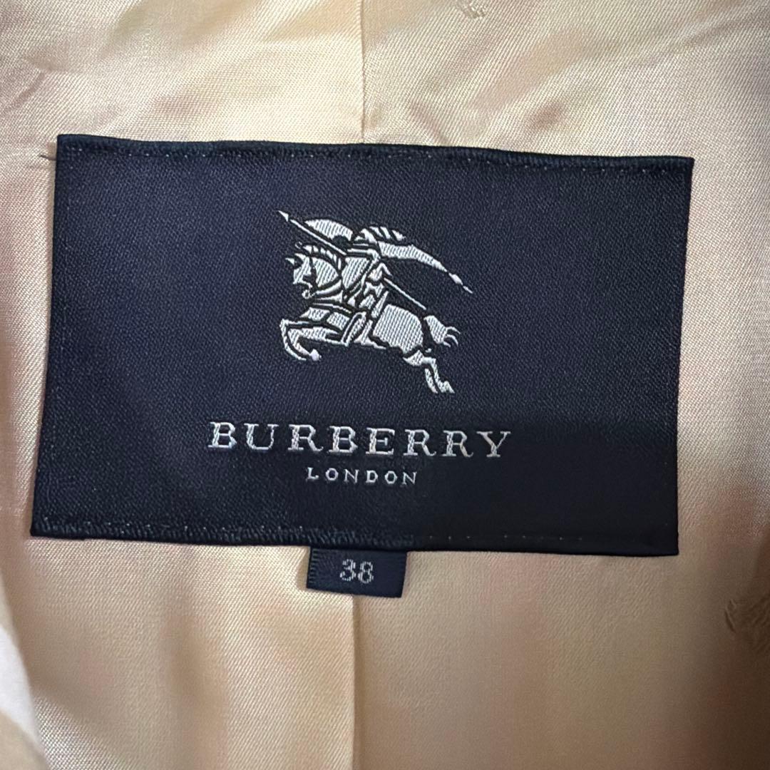 【美品】BURBERRY チェック柄 トレンチコート 38