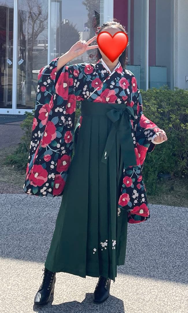 ★キャサリンコテージ 袴セット★150サイズ＊肌襦袢&髪飾り付き！