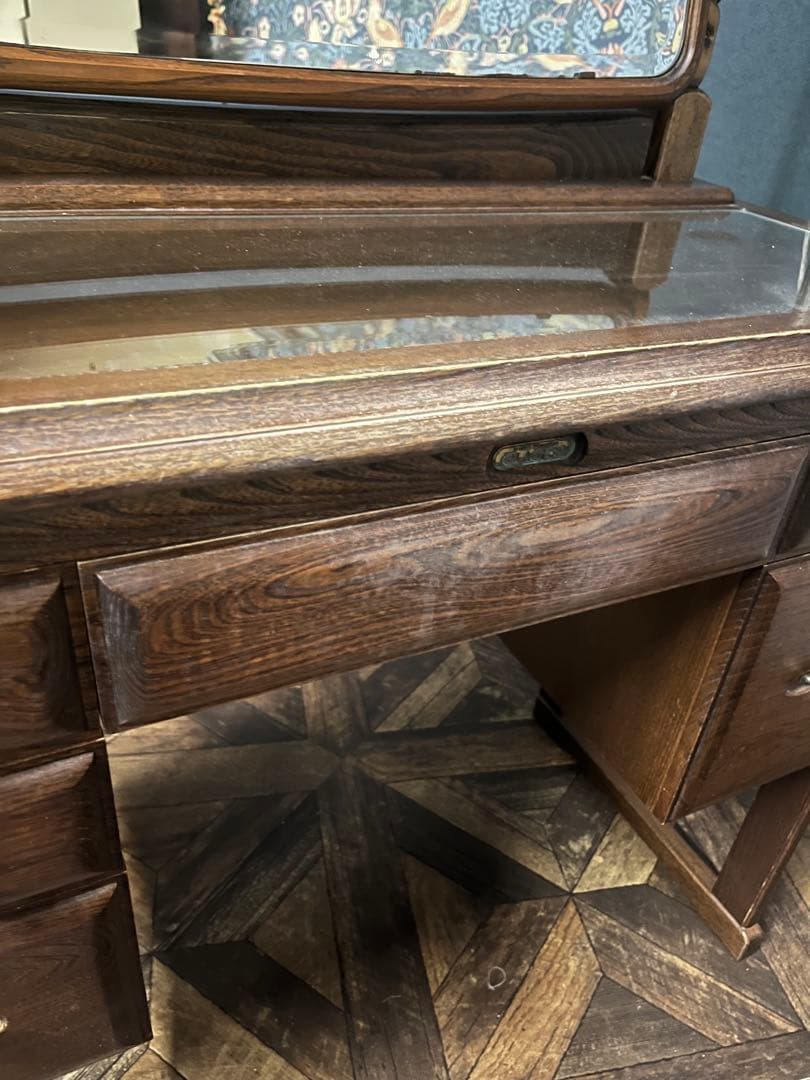 アンティーク ドレッサー インテリア ミラー 昭和レトロ ヴィンテージ 鏡台