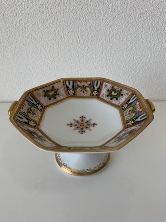 オールドノリタケ　脚付き皿