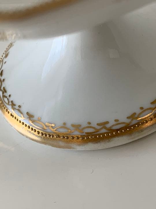 オールドノリタケ　脚付き皿