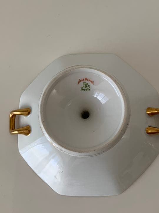 オールドノリタケ　脚付き皿