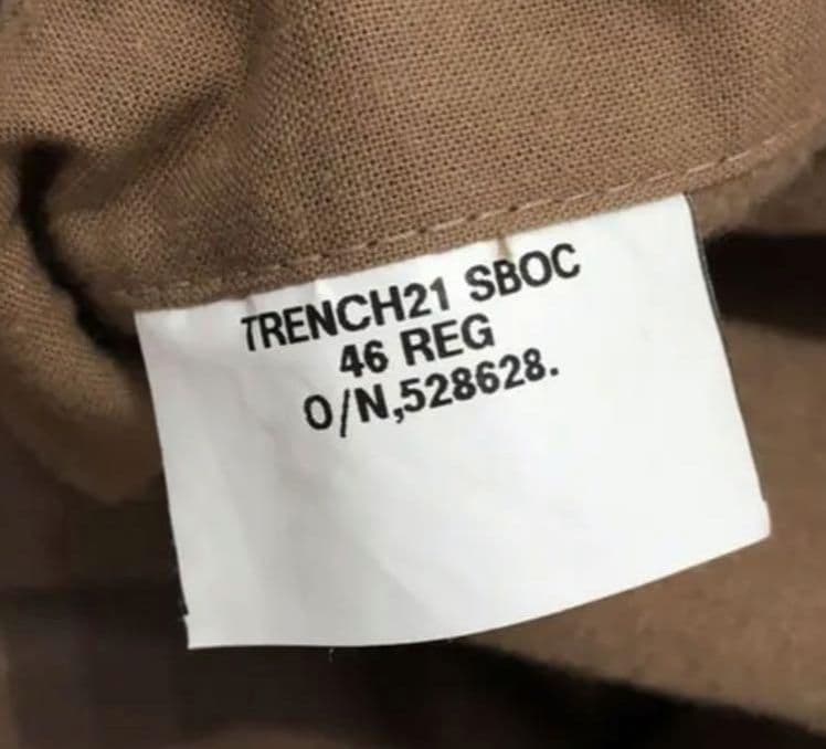 【超希少】バーバリー 英国製 一枚袖 トレンチ21 コート 綿100% フル