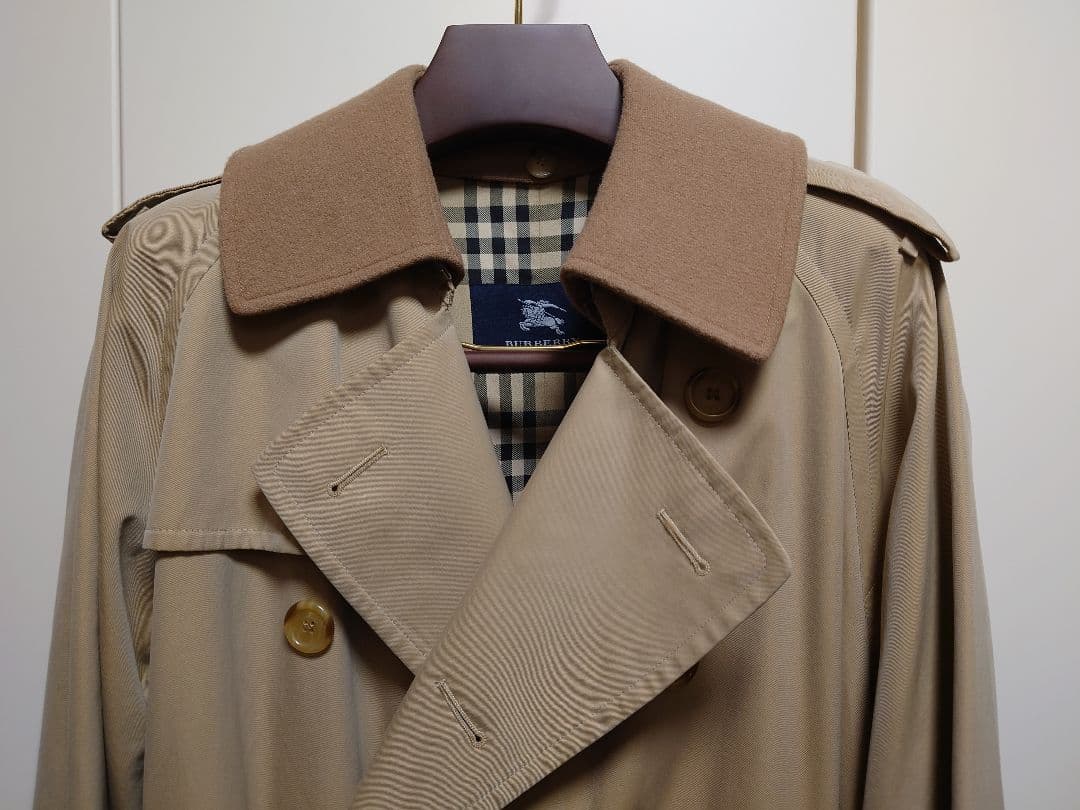【超希少】バーバリー 英国製 一枚袖 トレンチ21 コート 綿100% フル