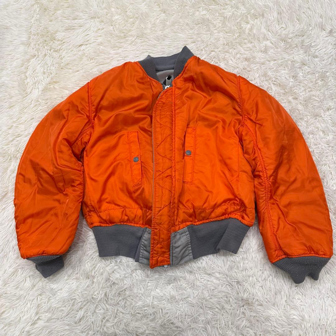 1875　アルファインダストリーズ　MA-1フライトジャケット　M　USA製