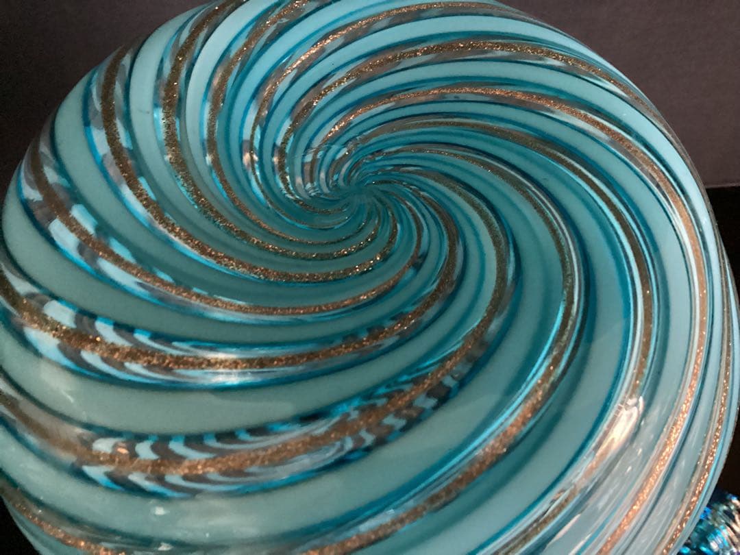 ベネチアンガラス　イタリア　ムラーノガラス　ボトル H26cm