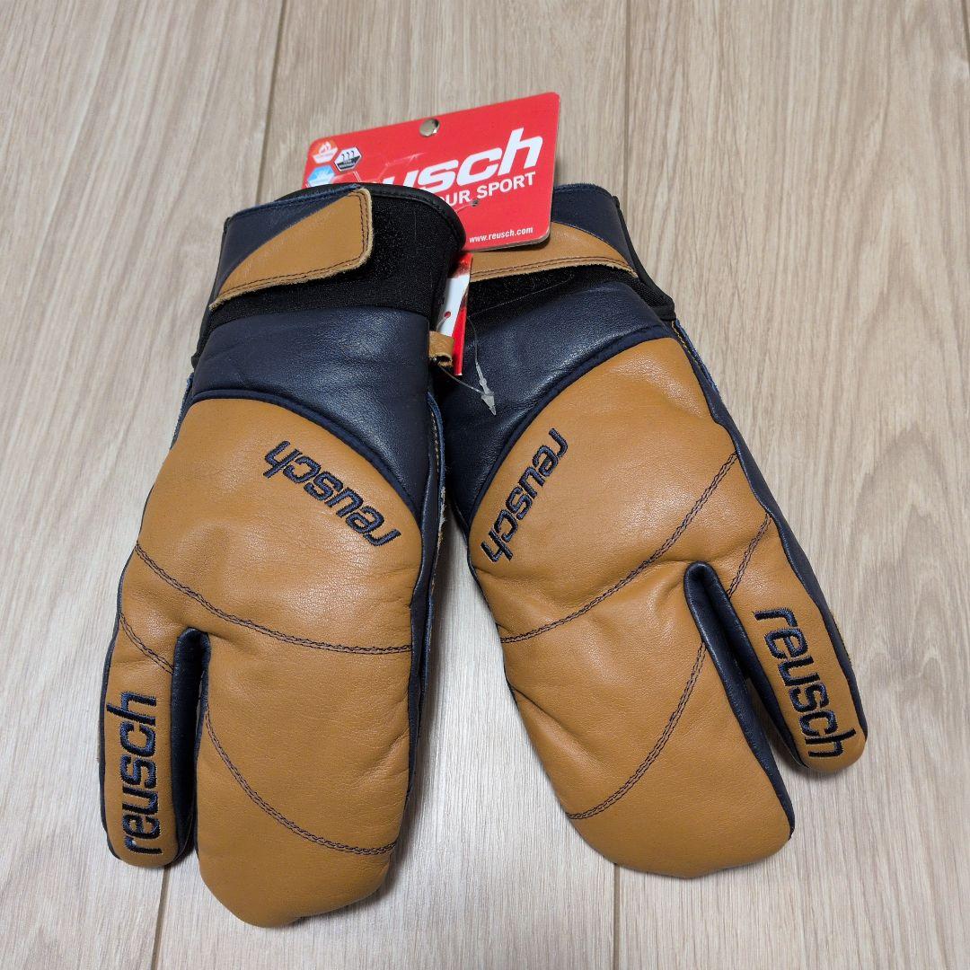 reusch REU1TLB スキーグローブ 8.0 ブラウン/ネイビー