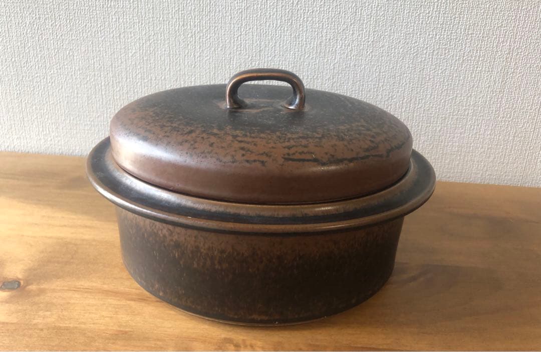 アラビア　ルスカ　23cm蓋つきキャセロール　ボウル　arabia ruska