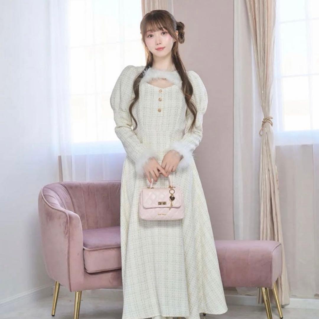 Rosé Muse ロゼミュ Tweed holiday dress