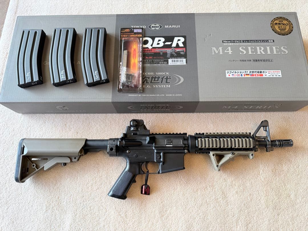 けさん用取置き中！東京マルイ 次世代電動ガン M4 CQB-R リポ化 SBD付