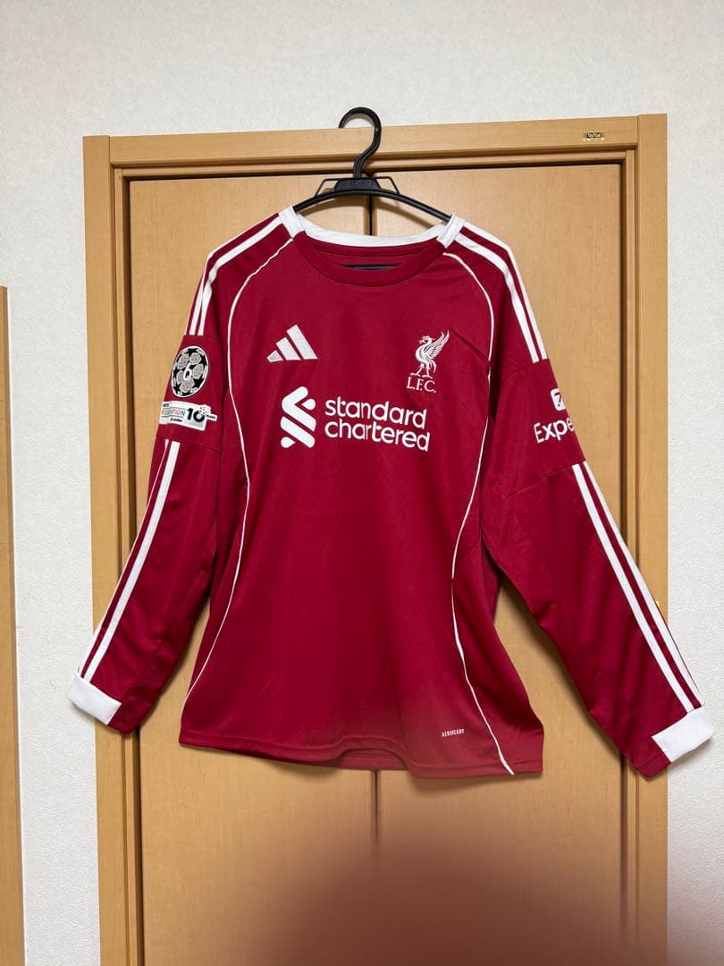 [新品、未使用]リヴァプール ヴィルツ 7番 長袖 ユニフォーム 25-26