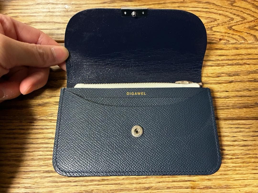 小物 DIGAWEL GARSON PURSE Calf leather NAVY