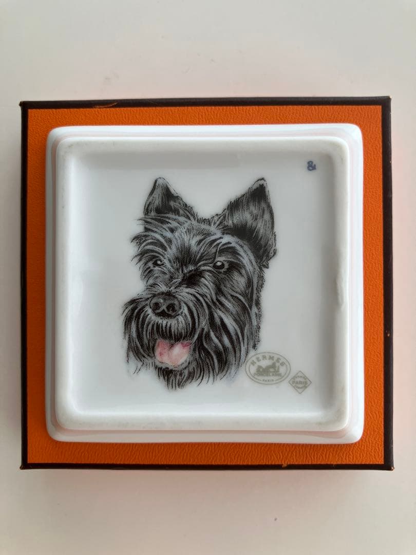 エルメス 小皿 プレート イノシシ スコティッシュテリア