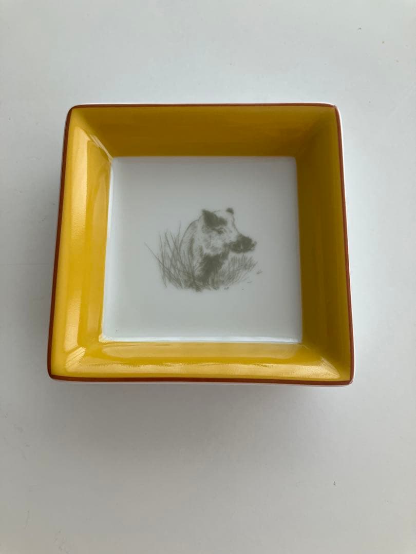 エルメス 小皿 プレート イノシシ スコティッシュテリア